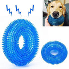 Dog Toy Ball with Whistle, Dog Chew Toys for Fetch, Interactive Dog Toy That Floats in Water