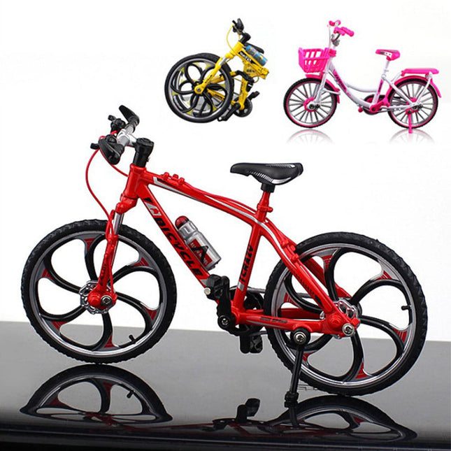 Mountain Bike Ornaments, Bike Decor for Bedroom Decoration, Office Desk Decor, Toy Bicycle Model in Alloy and Plastic
