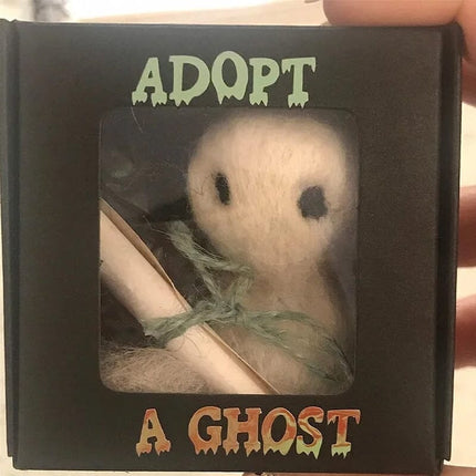 Cute Ghost in a Box, Spooky Ghost Decor with Name Scroll – image 6