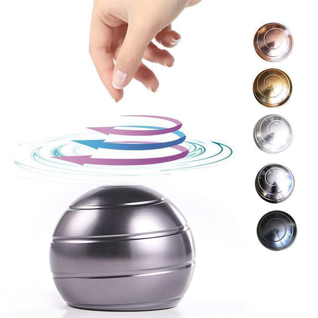 Metal Fidget Toys for Adults, Optical Illusion Spinning Top