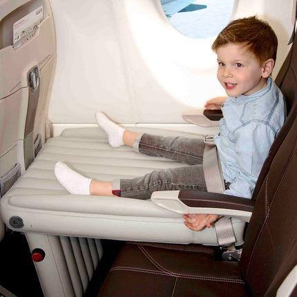 Kids Air Bed, Portable Bed for Road Trips and Vacations, Inflatable Airplane Bed for Flights