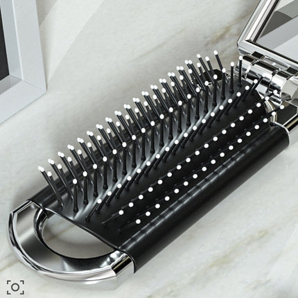 Hair Brush with Mirror, Soft Bristle Hair Brush for Travel Essentials – image 9
