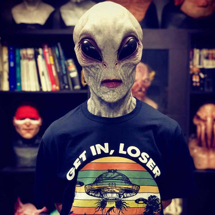 Halloween Costume Mask, Realistic Alien Full Face Mask, Scary Masks for Halloween, Alien Costume for Haunted House