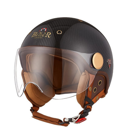 Carbon Fiber Motorcycle Helmet, Lightweight Motorcycle Helmet with Removable Lining, ECE Biker Helmet, Motorcycle Gear
