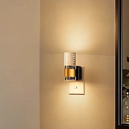 Sculptural Night Light with Automatic Dimming & Warm Glow | Elegant Acrylic Design for Cozy Ambiance