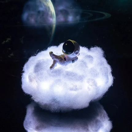 Astronaut Cloud Light with RGB Color Options and Remote Control | Whimsical Night Light for Cozy Spaces