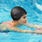 Silicone Swim Cap for Long Hair, Swimming Cap with Ear Protection, Waterproof Swim Cap for Women and Men