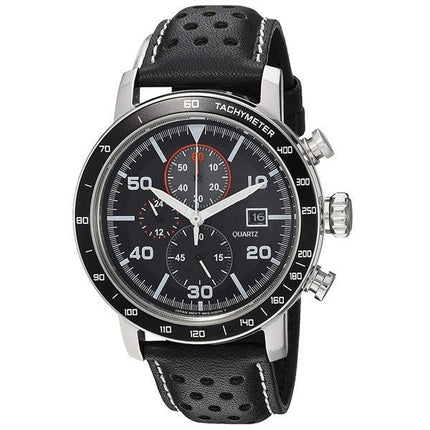Casual Quartz Watch with Synthetic Leather Strap – image 9