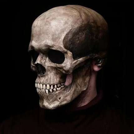 Halloween Costume Mask, Scary Mask with Movable Jaw