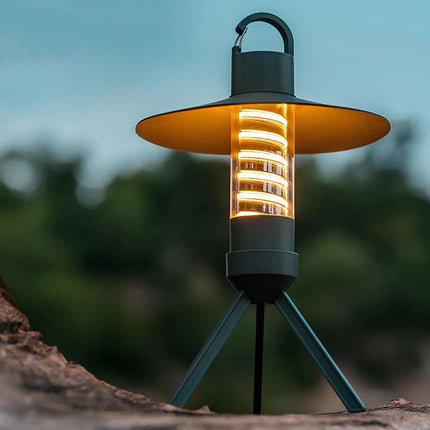 Portable Rechargeable LED Camping Light with Adjustable Tripod | Versatile Outdoor Lighting for Camping and Hiking