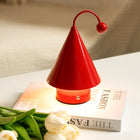 Cordless Dimmable GlowCap Lamp with Unique Cone Design | Stylish Rechargeable Lighting for Modern Elegance