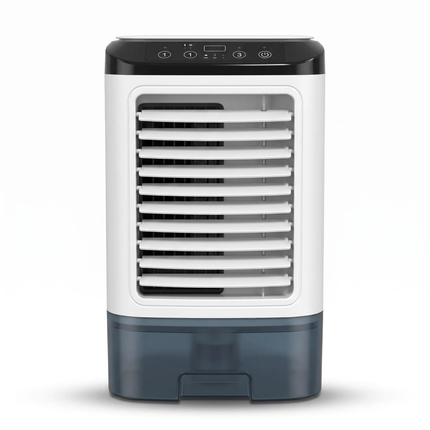 Portable Air Cooler, Ultrasonic Desk Fan with Water Tank, 3 Speed Portable Fan, Quiet Cooling Fan for Bedroom and Office