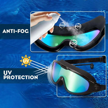 Swim Goggles for Adults, Pool Goggles for Men and Women with Silicone Seal – image 11