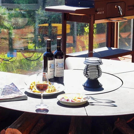 Solar Powered Mosquito Lantern with UV-A Zapper | Wireless Outdoor Light for Pest-Free Evenings