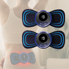 Back Massager for Lower Back Pain Relief, Sciatica Massager with EMS Muscle Stimulator, Portable Massage Pad for Hip