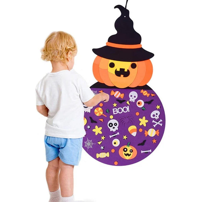 Halloween Crafts for Kids, Halloween Witch Felt Craft for Toddlers