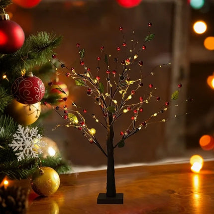 Spring Tree Accent with Warm White LED Lights | Elegant Seasonal Decor for Personalized Home Ambiance