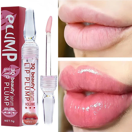 Lip Plumper Serum, Instant Lip Plumping Serum with Cooling Tingle, Vegan Formula for Plumping Lips, Hydrating Lip Care