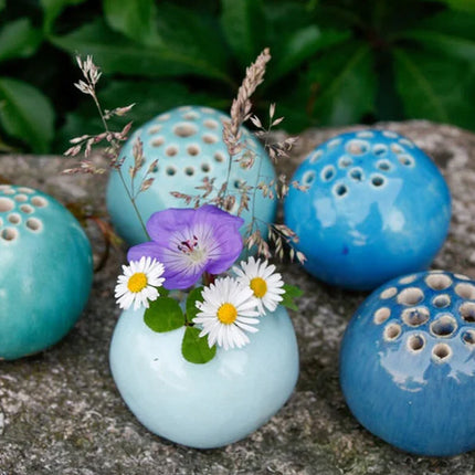 Mini Bud Vase, Handmade Resin Vase for Coffee Table Decor – image 7
