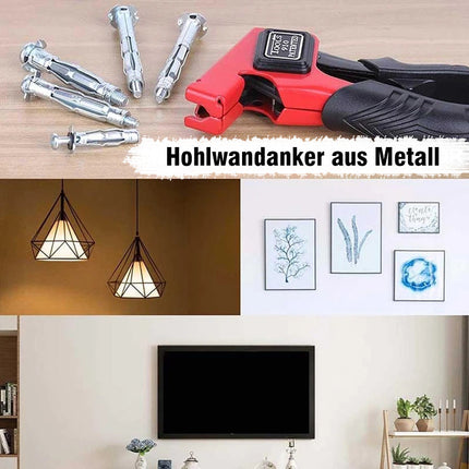 Drywall Anchors with Screws, Metal Hollow Wall Anchors – image 4
