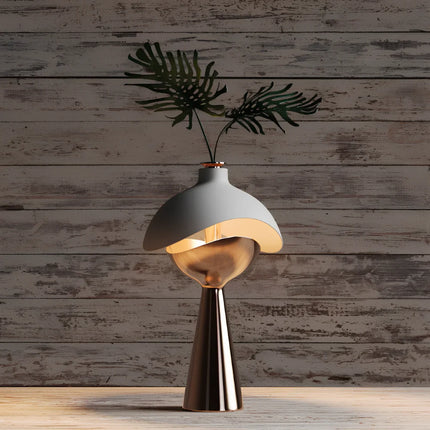 Sculpted Table Lamp with Dimmable Lighting & Portable Design | Elegant Home Decor for Cozy Ambiance