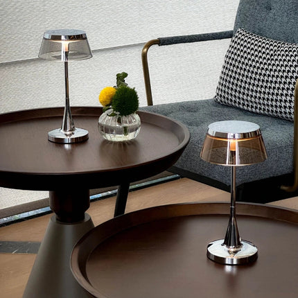 Modern Table Lamp with Adjustable Brightness | Cordless Acrylic Lighting for Versatile Home Decor