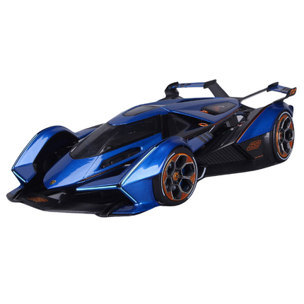 Lamborghini V12 Vision Gran Turismo Diecast Model Car 1:18 Scale with Alloy Construction | High-Detail Collector's Item for Car Enthusiasts