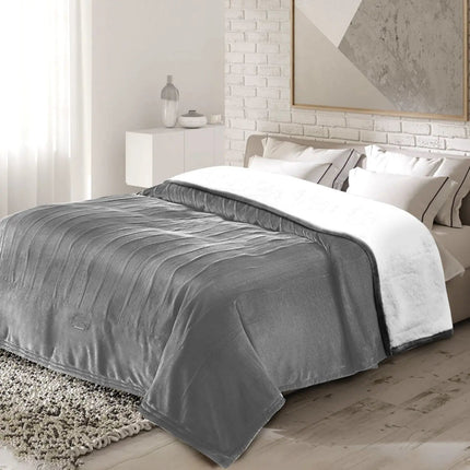 Heated Blanket with Dual Control, Heated Fleece Blanket for Home or Office – image 7