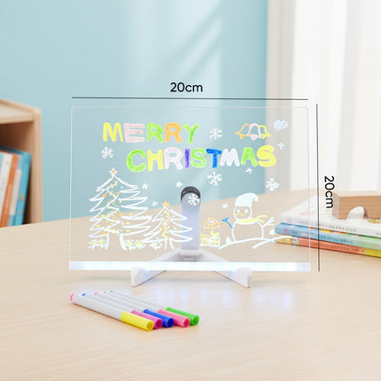 LED Drawing Board for Kids, Light Up Message Board with 7 Colored Pens, LED Sign Board for Cafe Menu – image 33