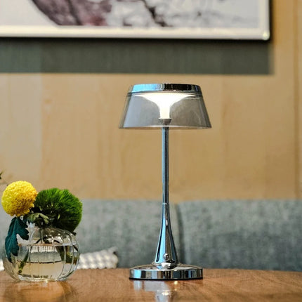 Modern Table Lamp with Adjustable Brightness | Cordless Acrylic Lighting for Versatile Home Decor