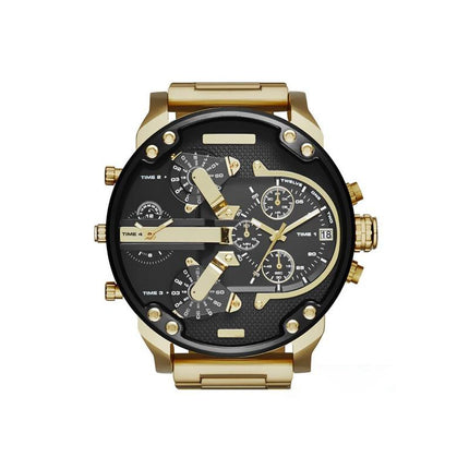 Stainless Steel Chronograph Watch, Quartz Watch with Analog Dial – image 8