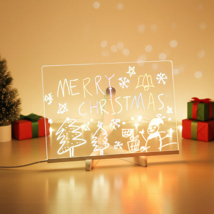 LED Drawing Board for Kids, Light Up Message Board with 7 Colored Pens, LED Sign Board for Cafe Menu – image 9