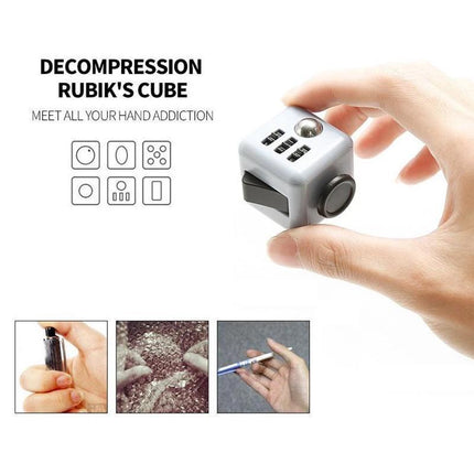 Fidget Cube for Adults and Kids, Sensory Fidget Toys for Anxiety, Stress Relief Toys, Stress Cube Desk Toys