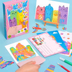 Arts and Crafts for Kids, Rainbow Scratch Art Postcards, Scratch Art Kit, DIY Craft Kit, Party Favors for Kids