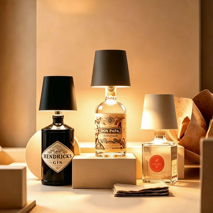Bottle Glow USB Rechargeable LED Lamp for Bottles with Adjustable Brightness | Customizable Lighting for Unique Home Décor