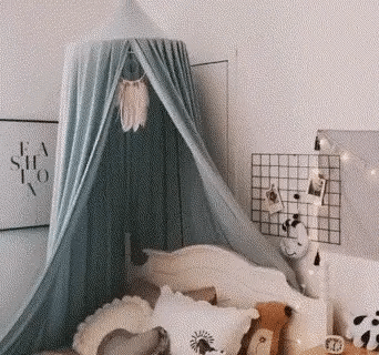 Bed Canopy for Kids, Blackout Bed Canopy Curtains for Crib – image 24