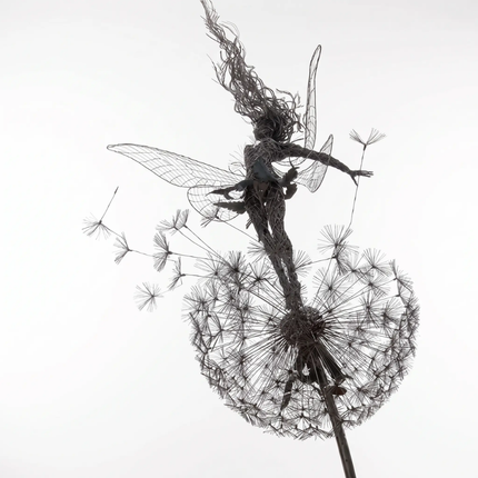 Fairy Wind Spinner, Garden Decor Figurine for Patio and Pathway – image 14