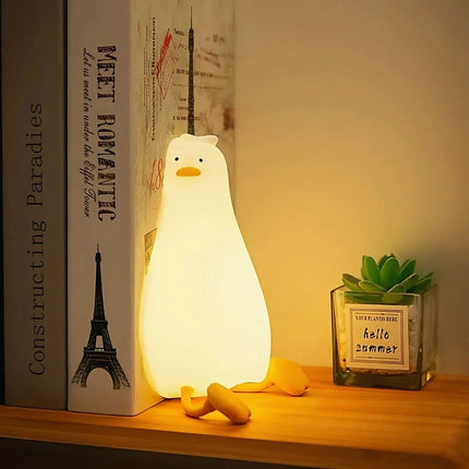 SqueezeBuddies Night Light with Adjustable Brightness | Portable Rechargeable Light for Cozy Bedtime Atmosphere