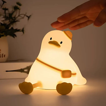 SqueezeBuddies Night Light with Adjustable Brightness | Portable Rechargeable Light for Cozy Bedtime Atmosphere