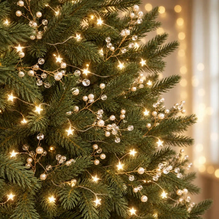 Decorative Branches with Crystal Beads, Christmas Tree Decorations – image 5