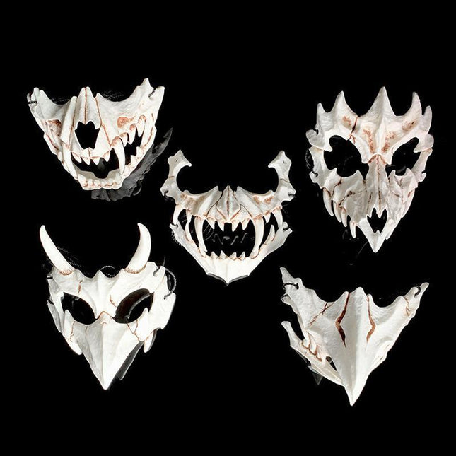 Halloween Mask in Resin with Adjustable Strap