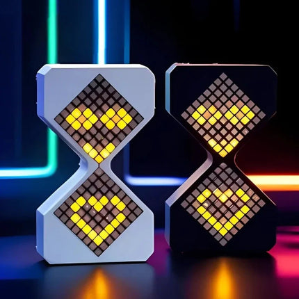 Hourglass Light with Customizable Time Flow | Cordless & Rechargeable Ambient Decor for Relaxation and Creativity