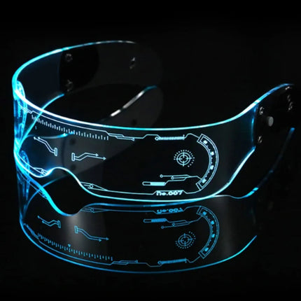 Neon Glasses with LED Lighting Modes | Colorful Tech Accessory for Parties and Events