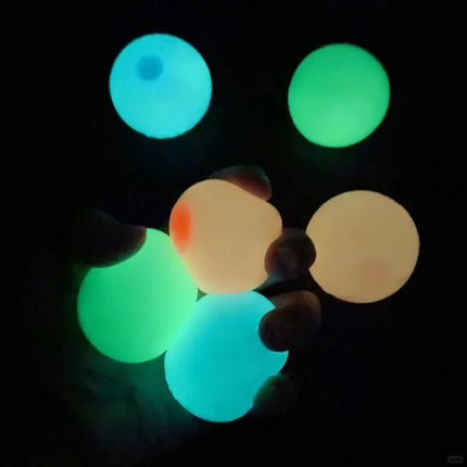 GlowBubbles Stress Relief Balls with Soft Squeezable Design | Glowing Décor for Relaxation & Fun