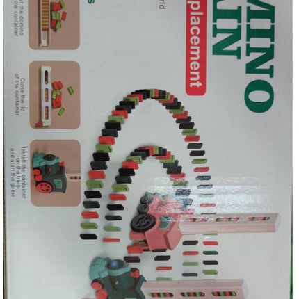 Automatic Domino Train Toy with Interactive Steering | Fun Learning Tool for Kids' Coordination and Creativity