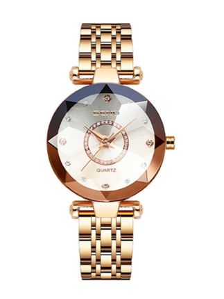 Ladies Wristwatch with Rose Gold Accents – image 8