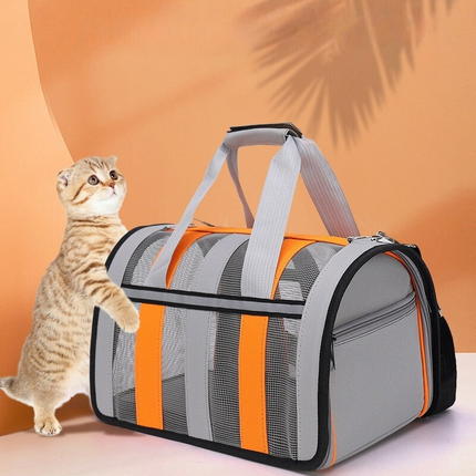 Outdoor Portable Cat Bag with Spacious Interior | Crossbody Design for Hands-Free Pet Adventures