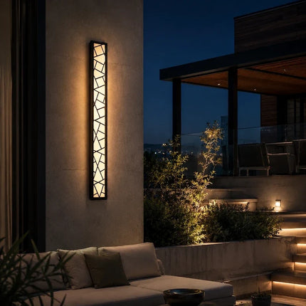 Weatherproof Outdoor Sconce with Premium Acrylic Diffuser | Modern Illumination for Any Architecture