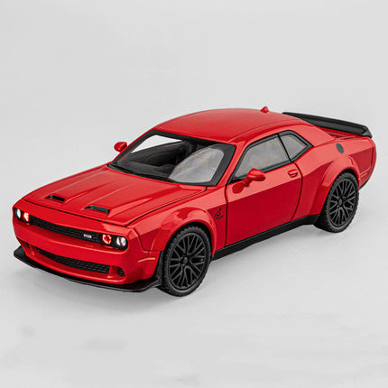1:32 Dodge Challenger SRT Alloy Sports Car Model | Durable Diecast Toy for Kids and Collectors