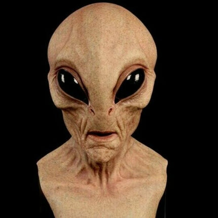 Alien Halloween Mask, Realistic Alien Mask Full Head for Cosplay and Parties